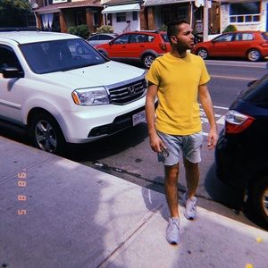 Yellow Ribbed T-shirt